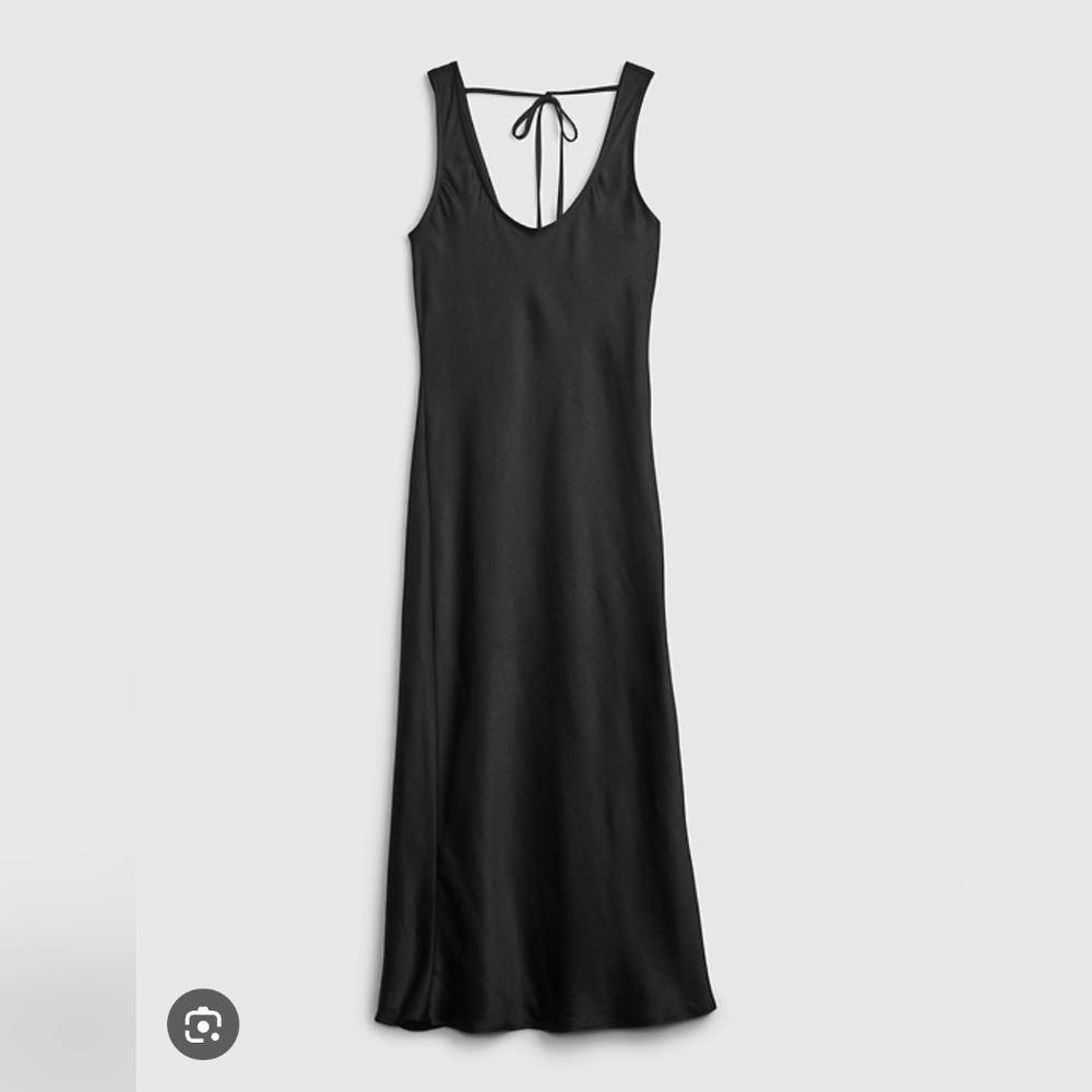 GAP Black Satin Dress